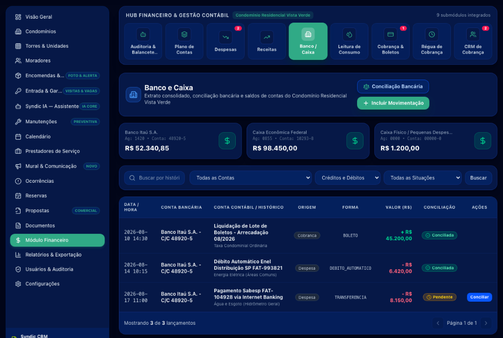 Banco e Caixa