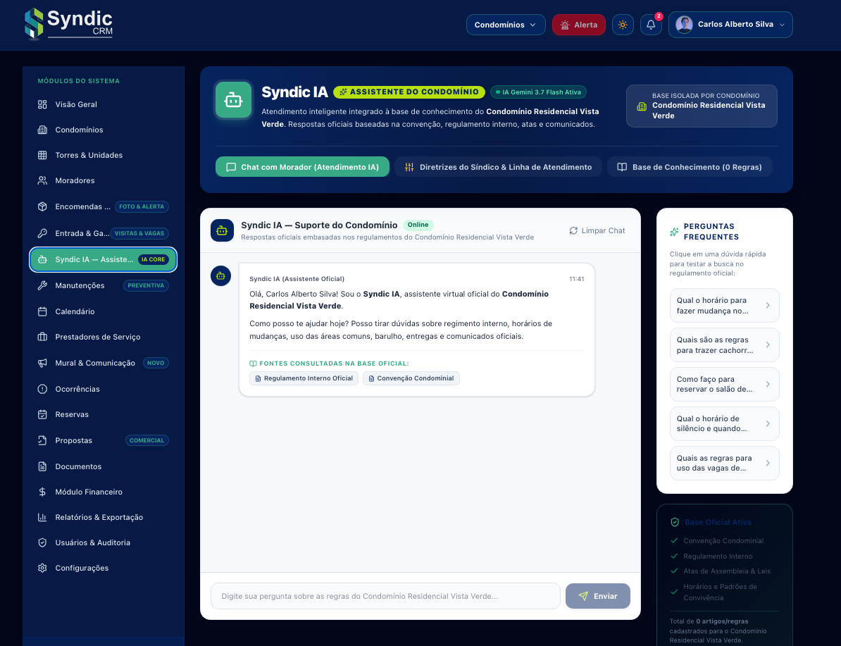 Syndic IA Assistente do Condomínio